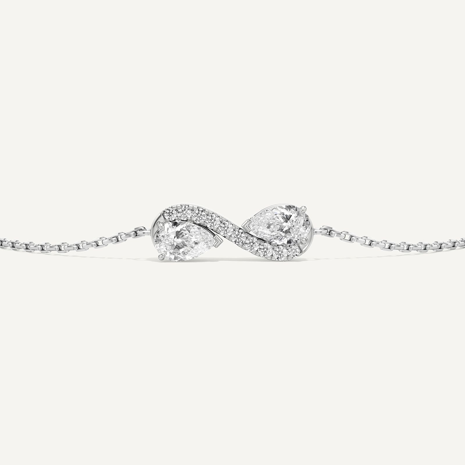 Carter Pear Duo Infinity Diamond