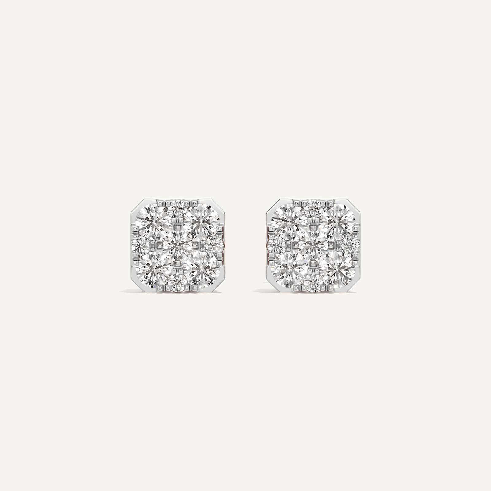 Versatile Emerald Diamond Earrings