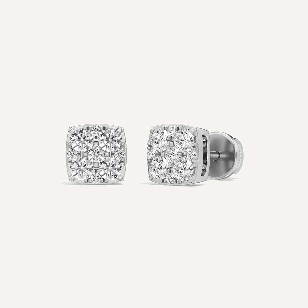 Astra Cushion Diamond Earring