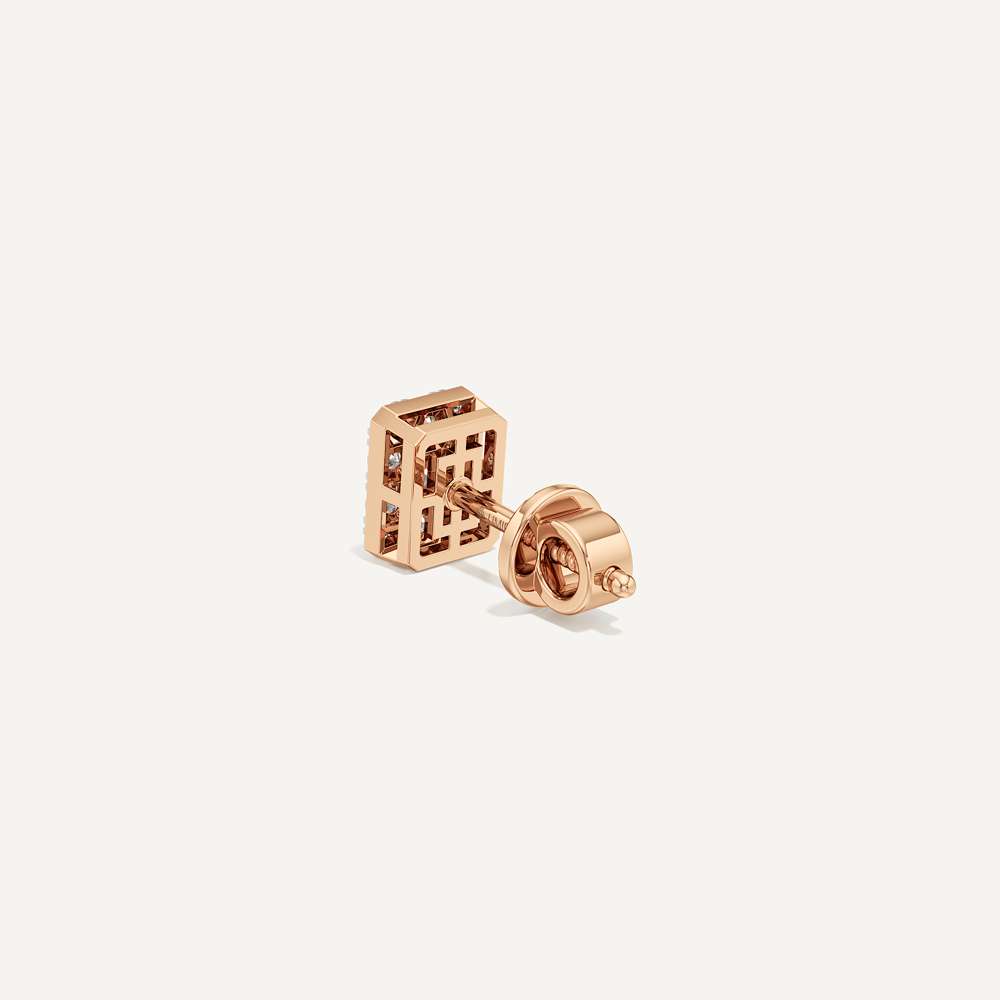 Aura Emerald Diamond Stud