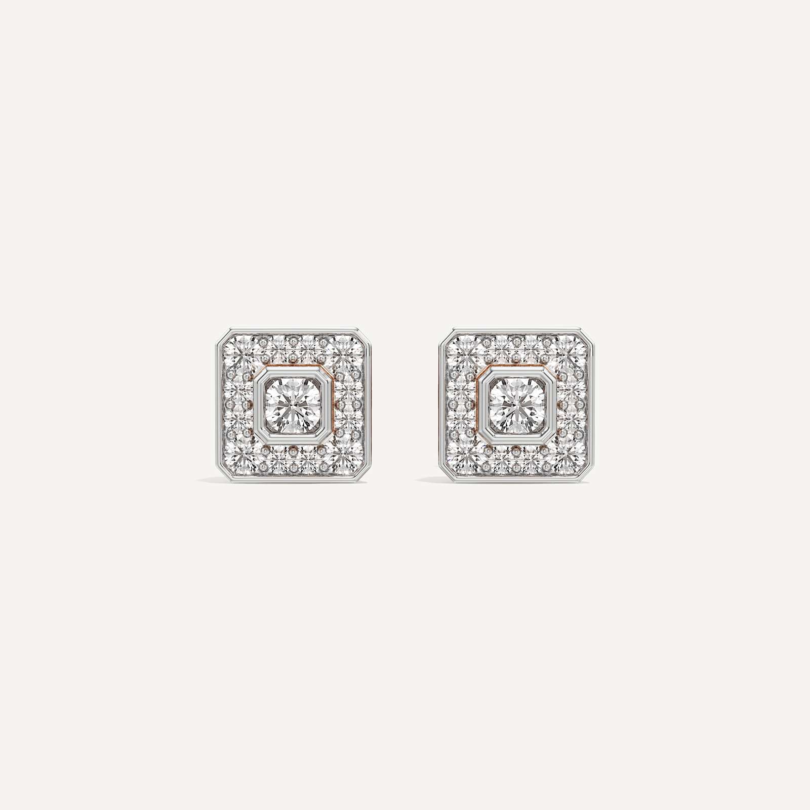 Everyday Luxury Asscher Diamond Earrings