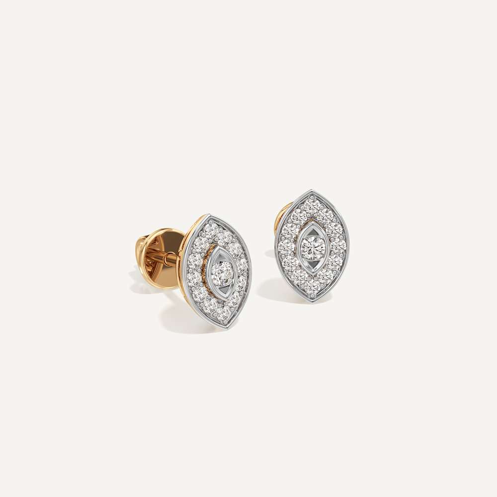 Dew Drop Marquise Diamond Earrings