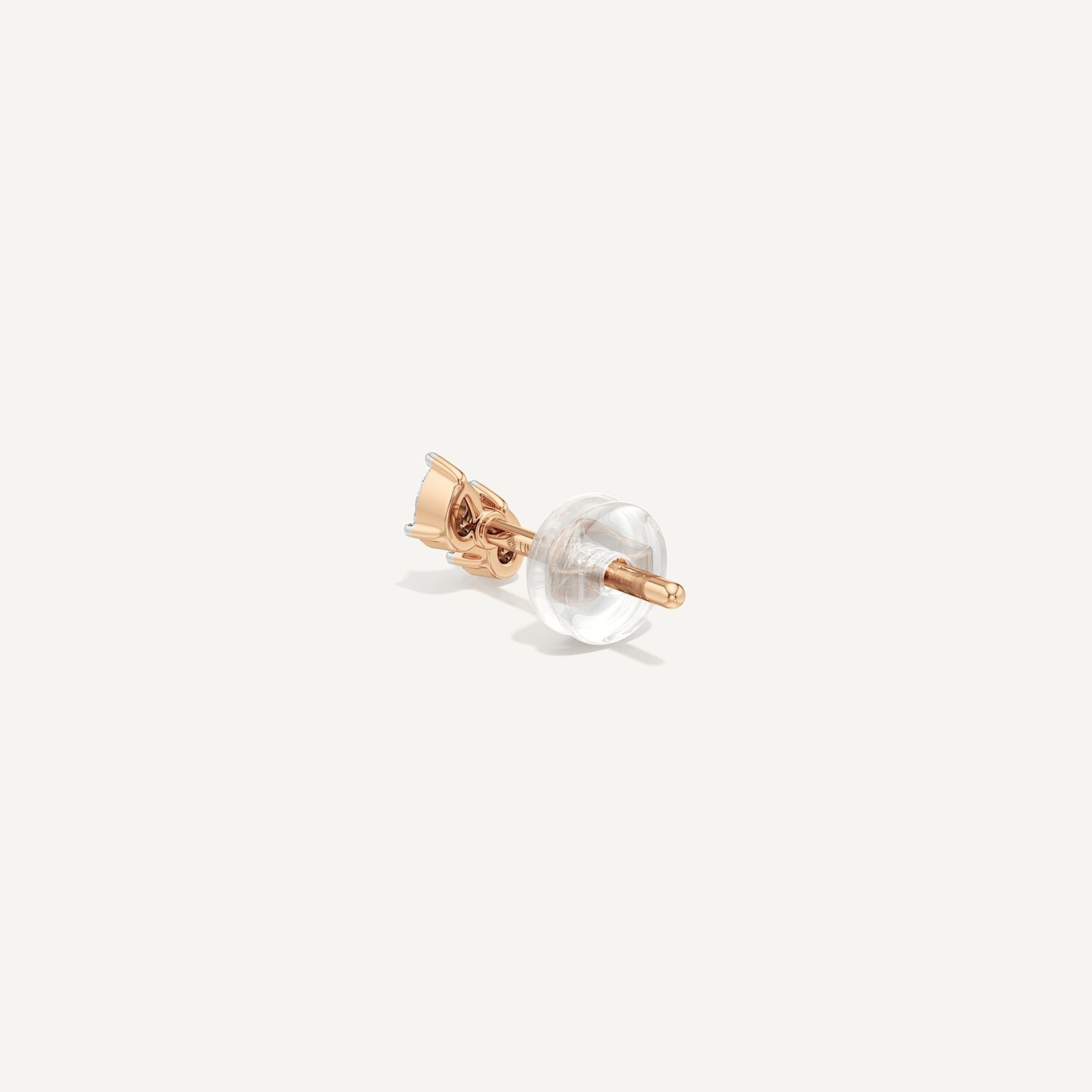 Dew Drop Pear Diamond Stud