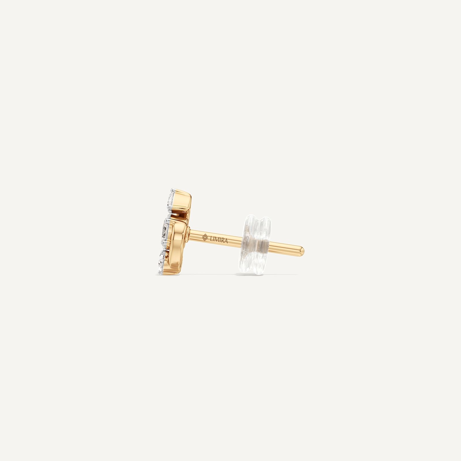Vela Oval & Pear Diamond Stud