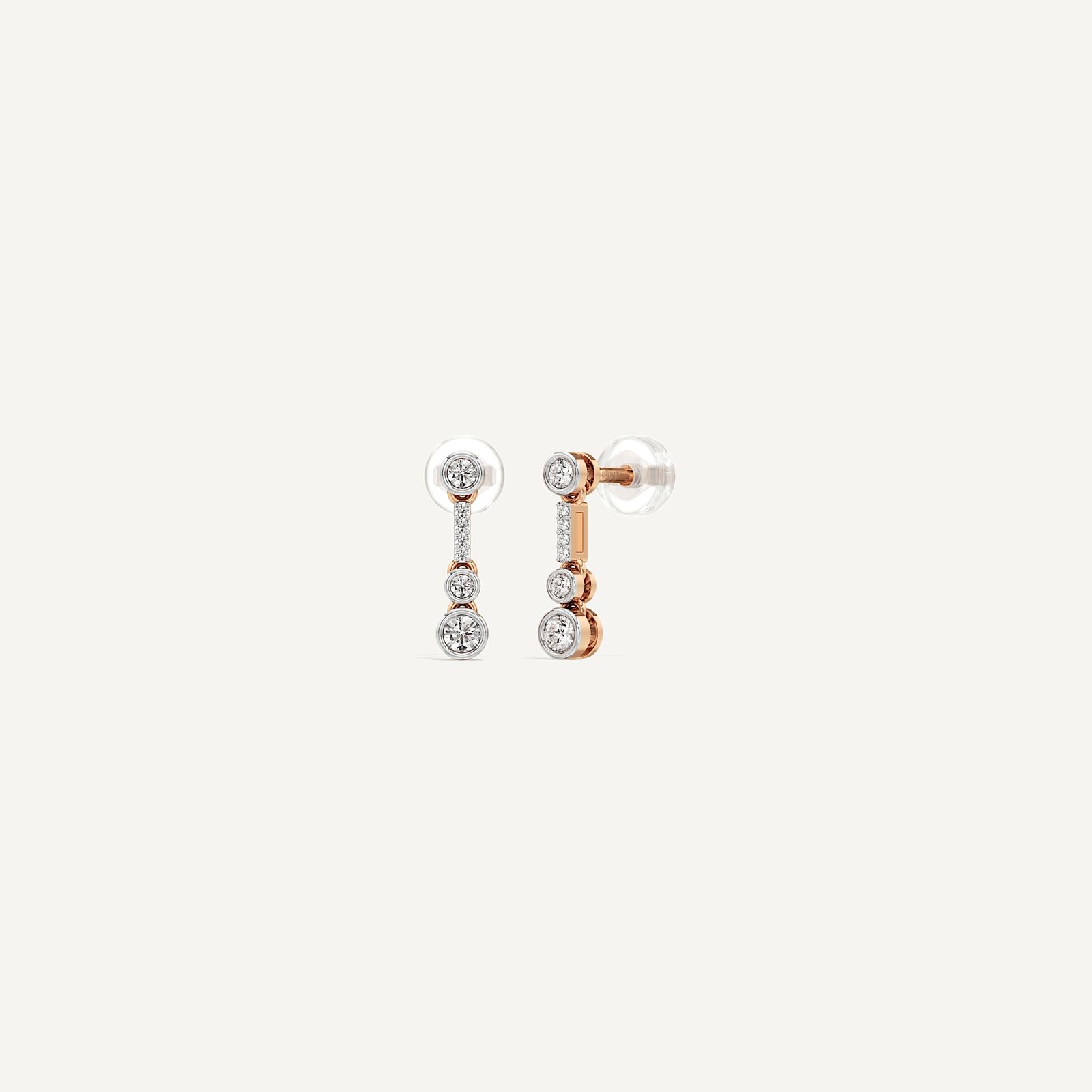 Ziora Round Trio Drop Diamond