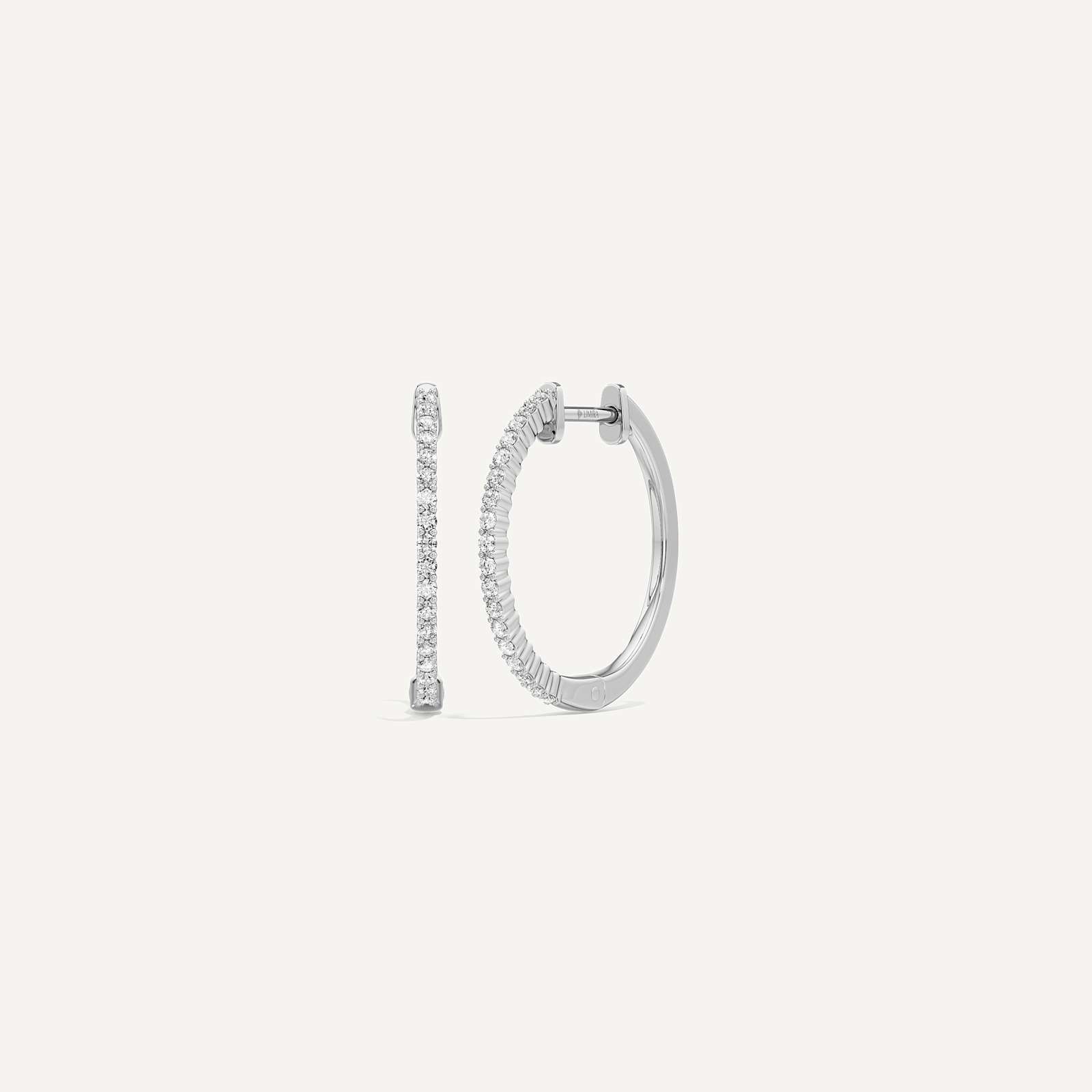 Evoque Diamond Hoop