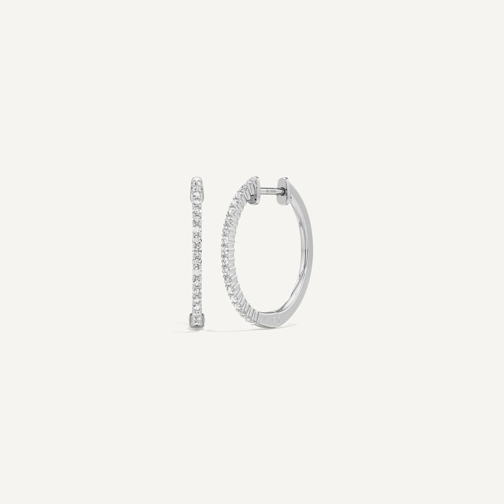 Evoque Diamond Hoop