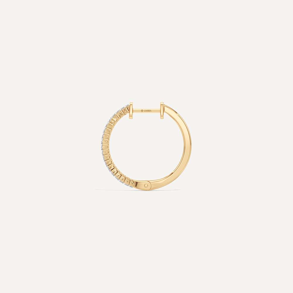 Evoque Diamond Hoop