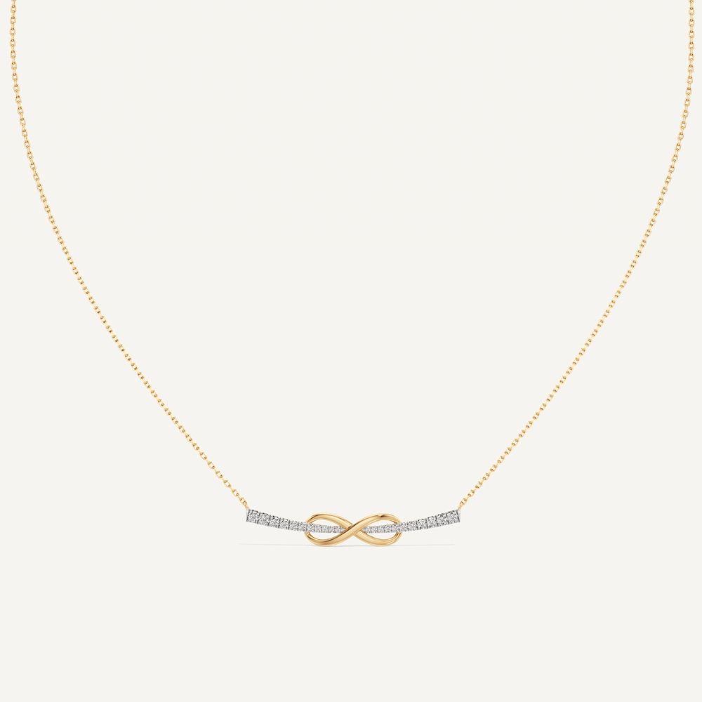 Infinity Link Round Diamond