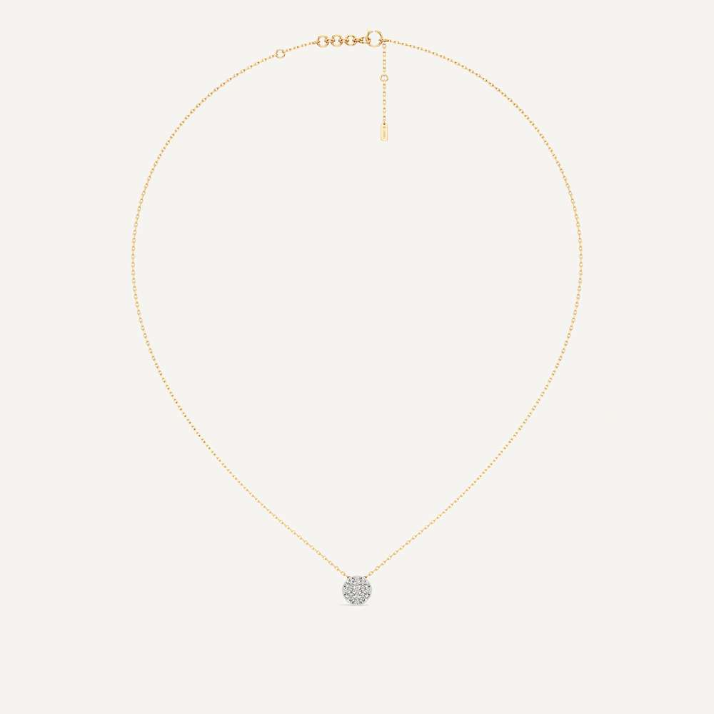 Infinite Round Diamond Pendant with Chain
