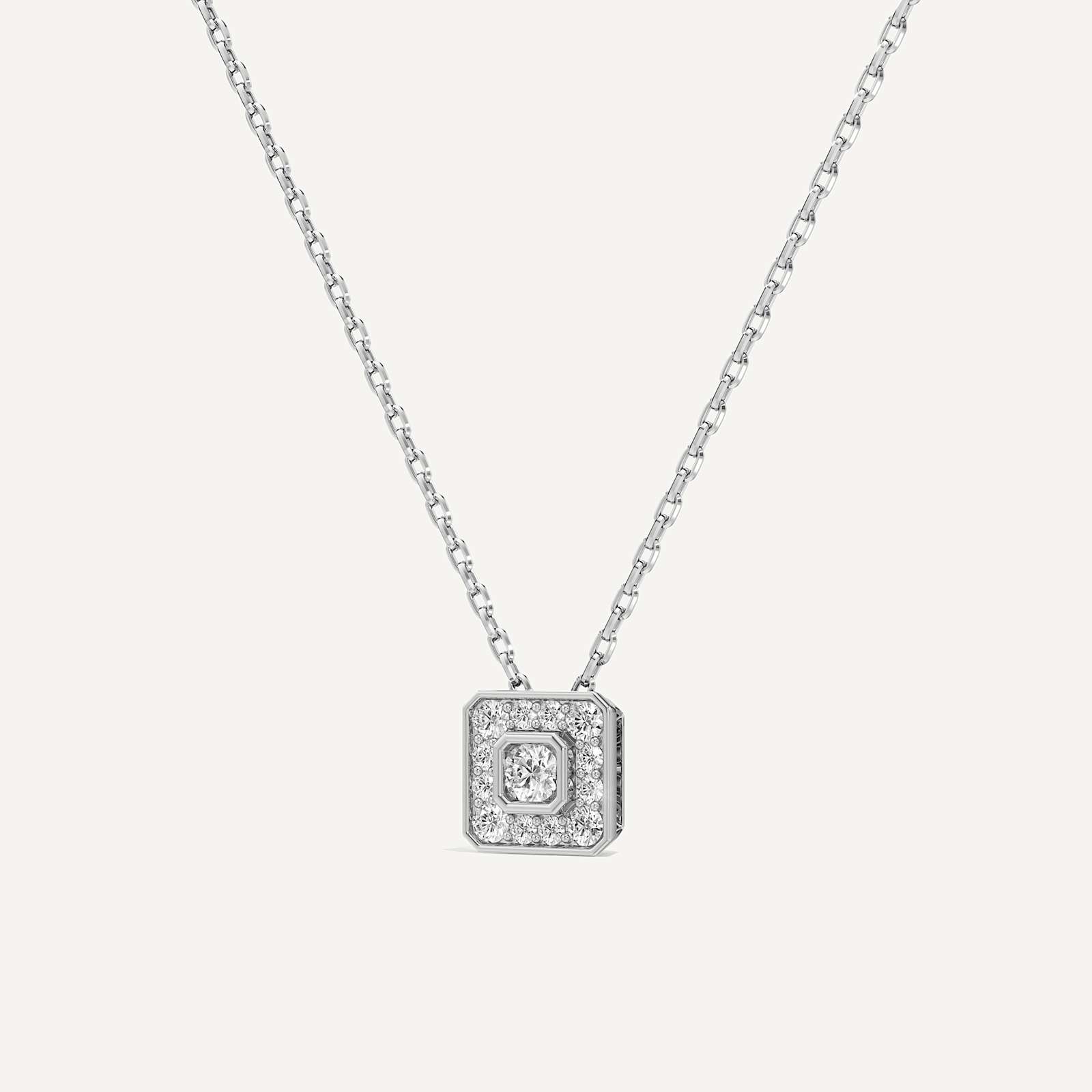 Eternal Asscher Diamond Pendant