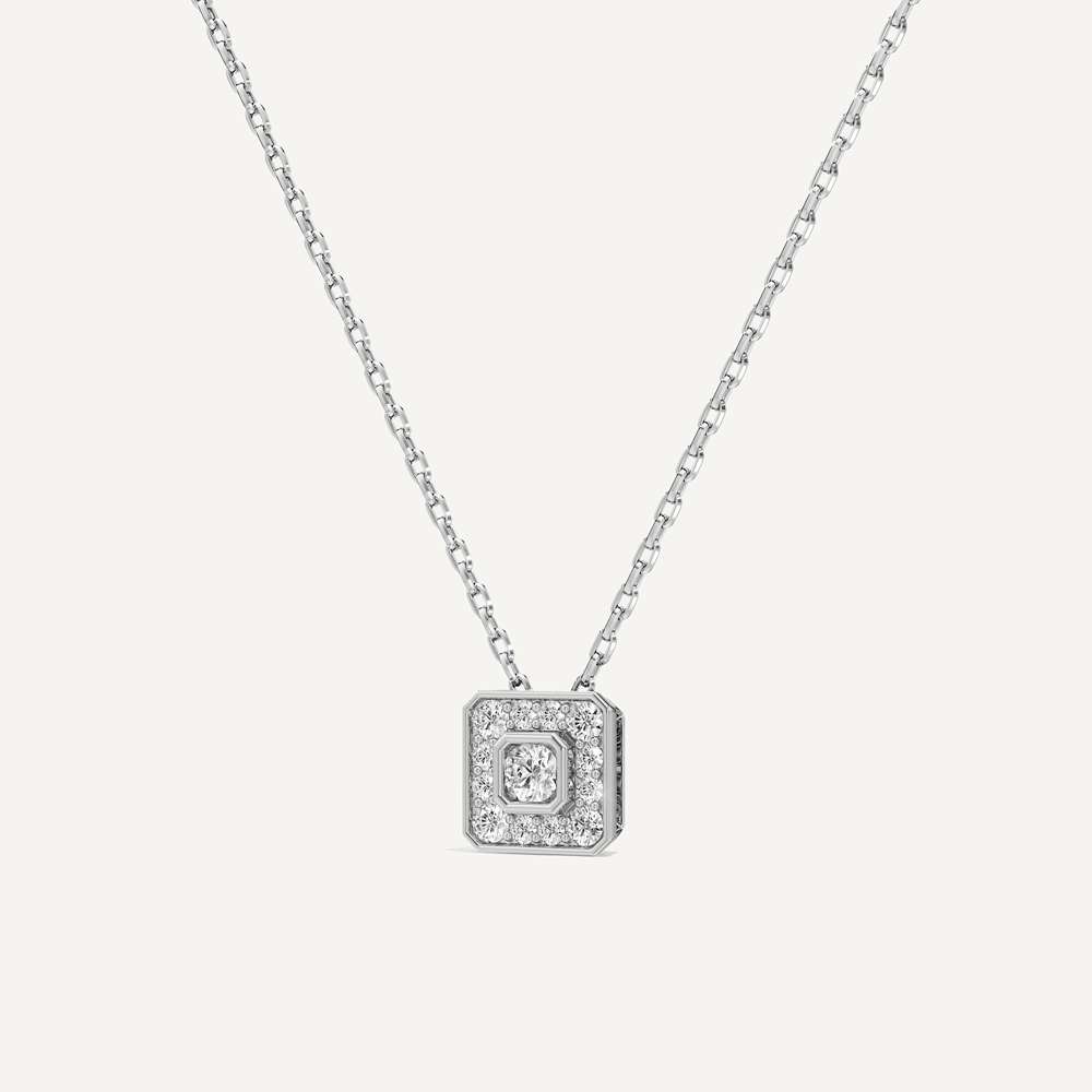 Majestic Asscher Diamond Pendant