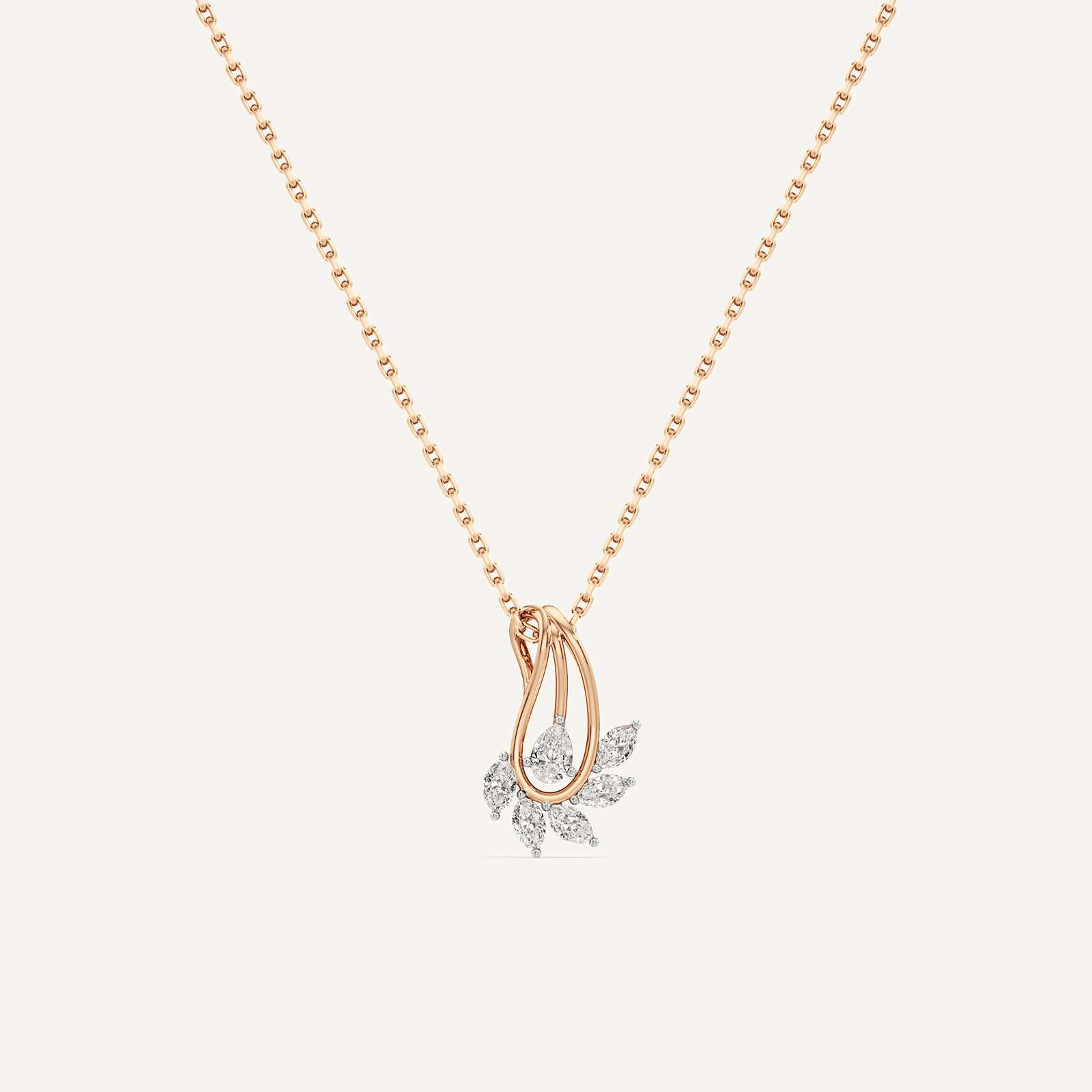 Olive Leaf Marquise Diamond