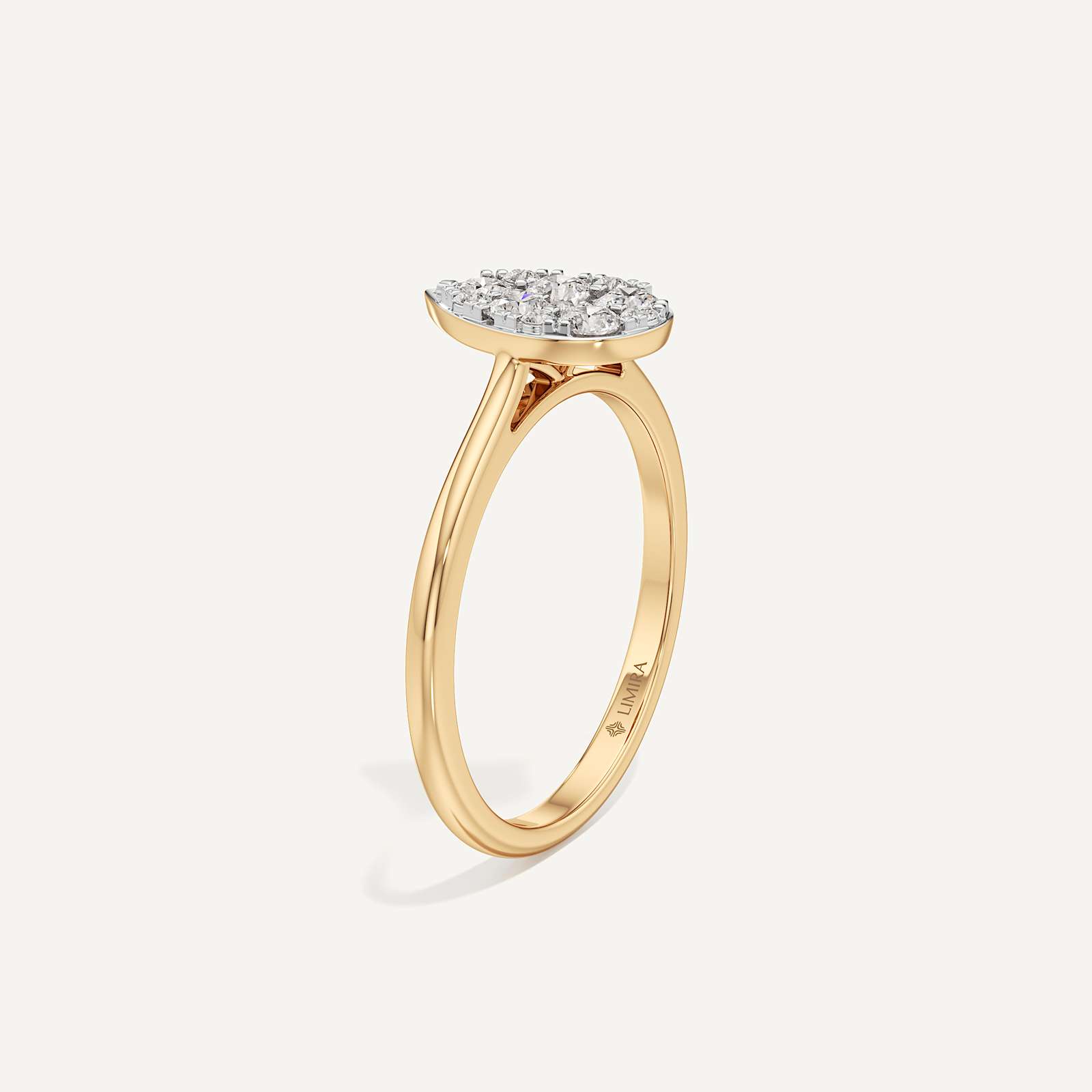 Teardrop Pear Diamond Ring