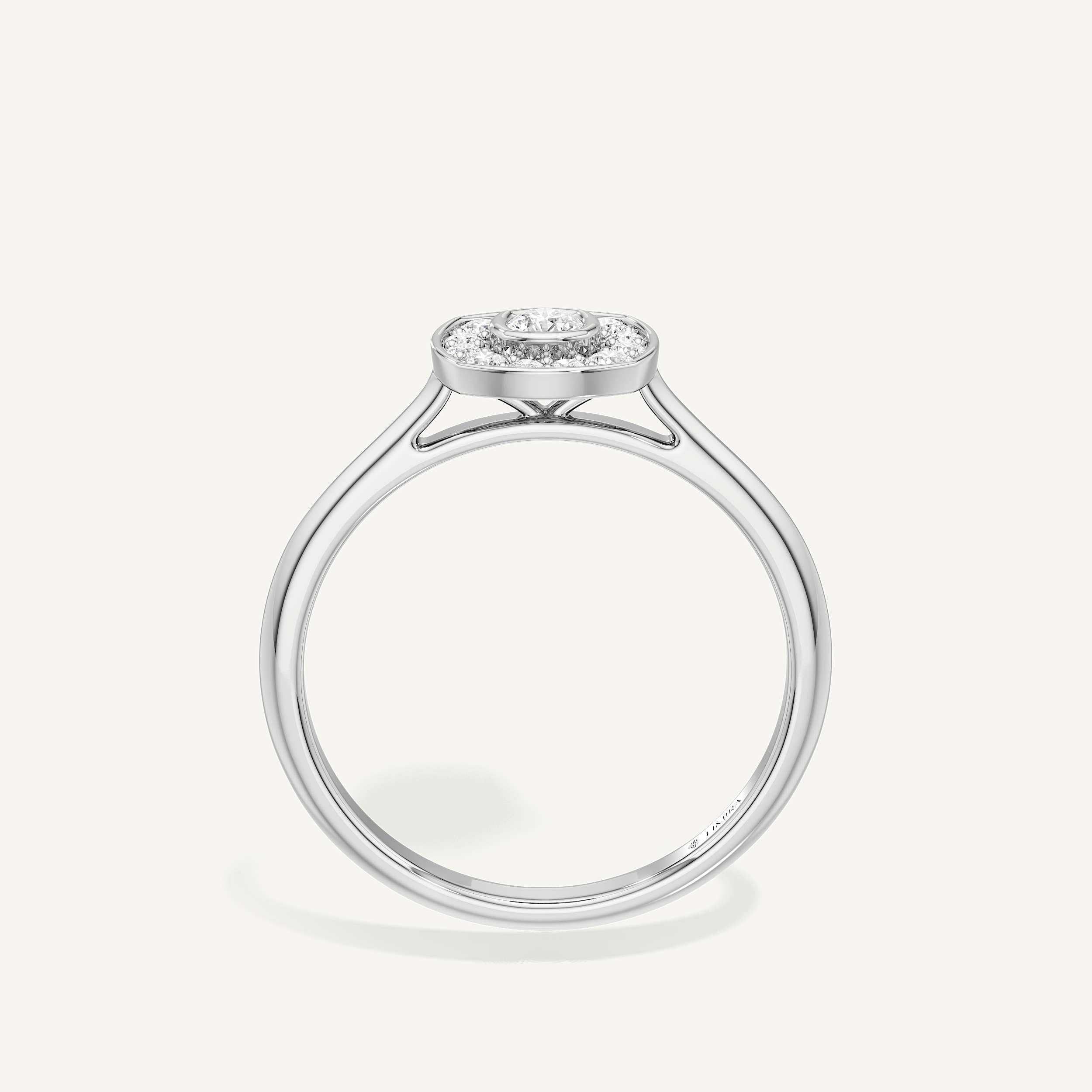 Forever Bright Cushion Diamond Ring