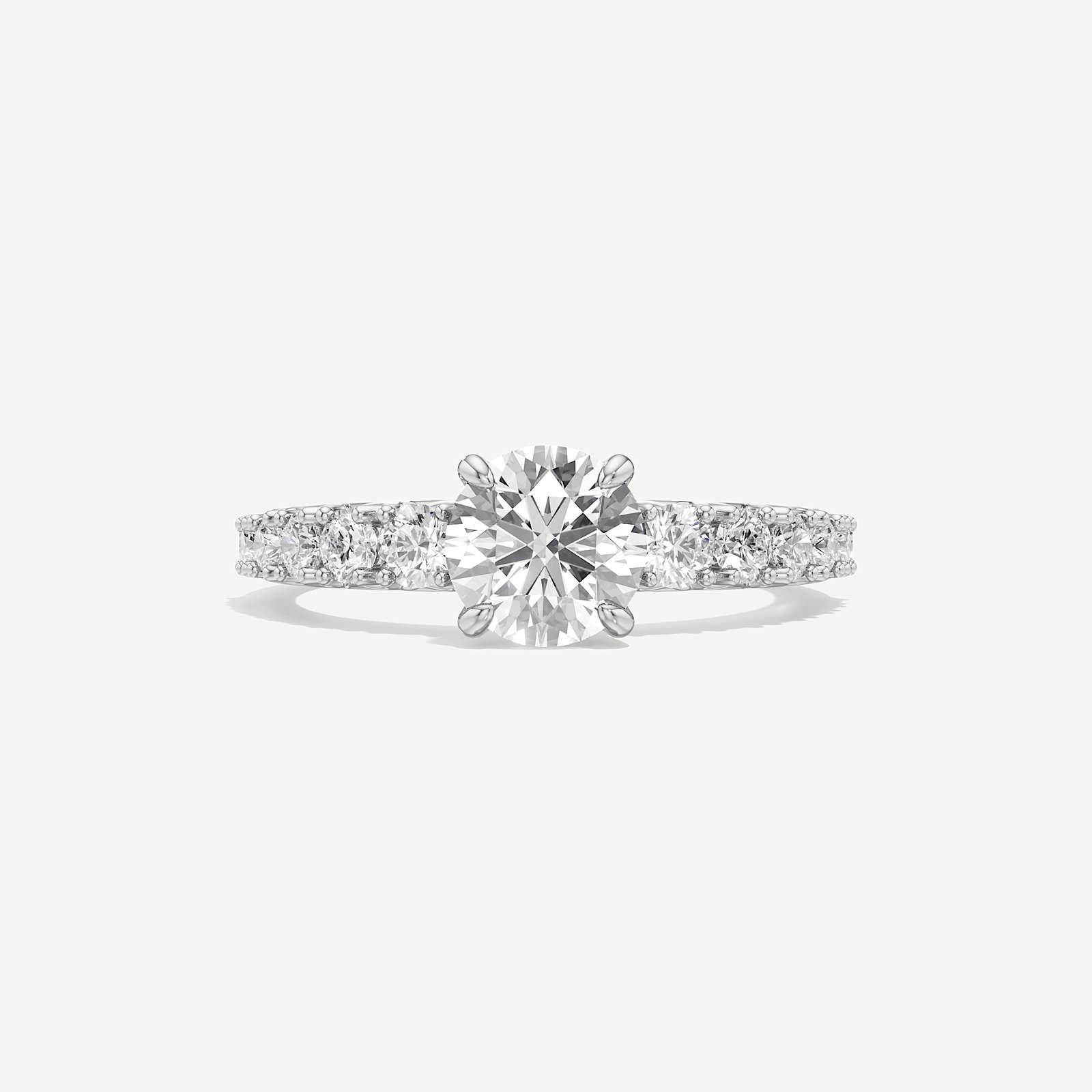 Graduated Side Stone Diamond