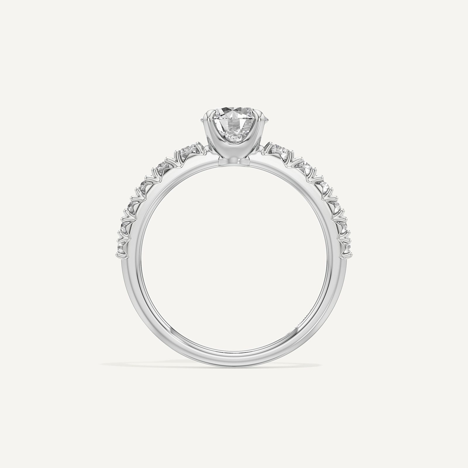 Graduated Side Stone Diamond