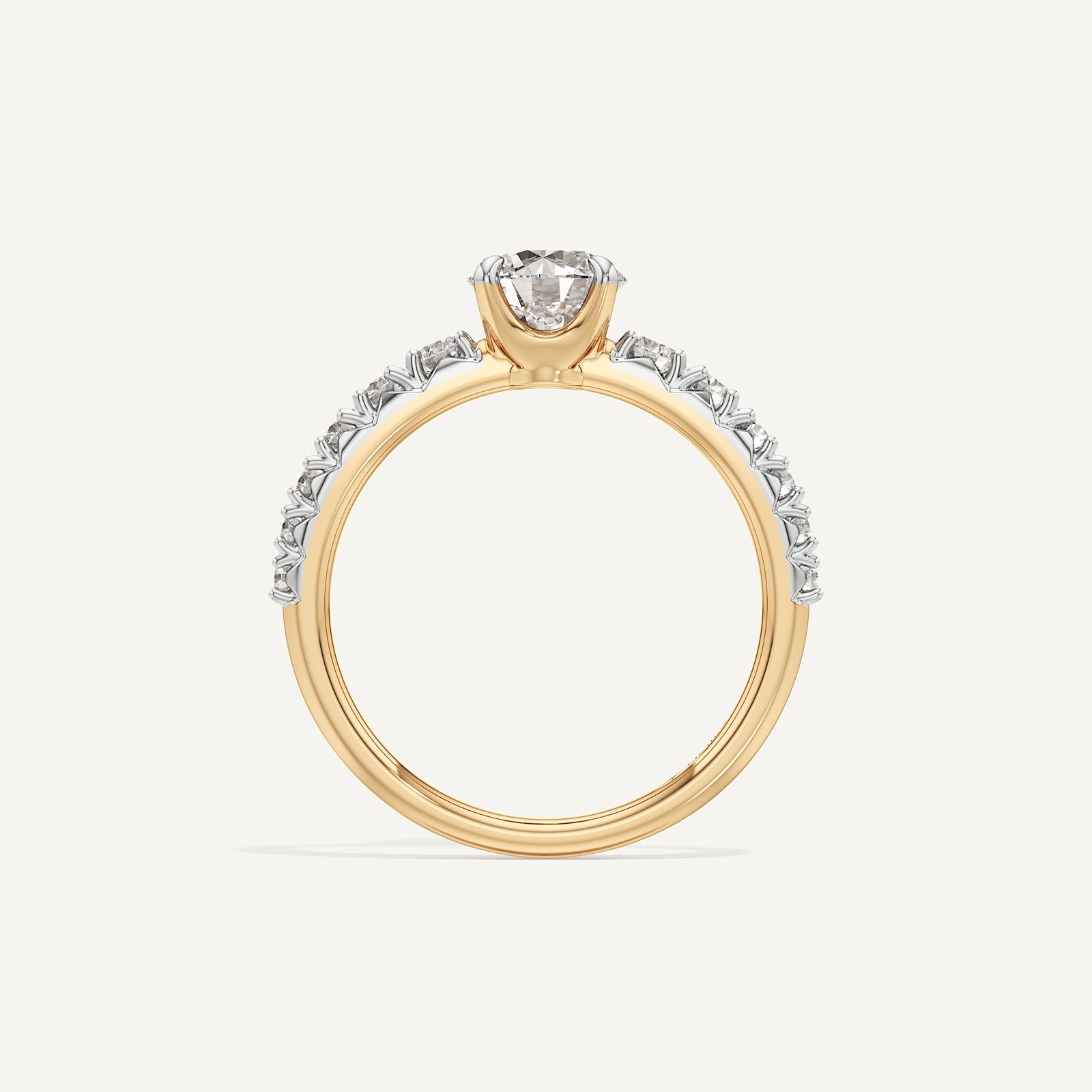 Graduated Side Stone Diamond