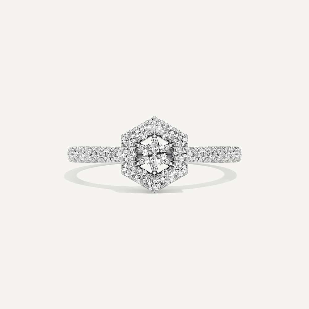 Orra Honeycomb Round Diamond