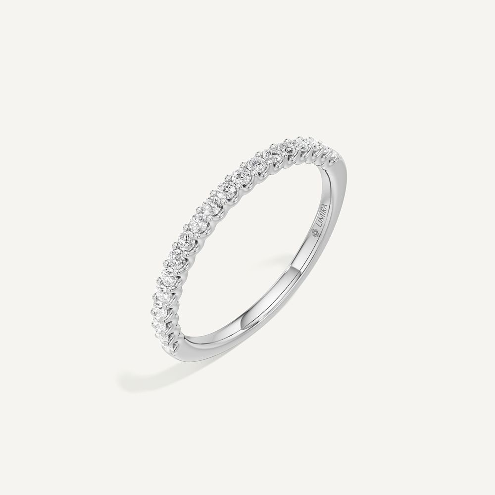 Willow Diamond Wedding Band