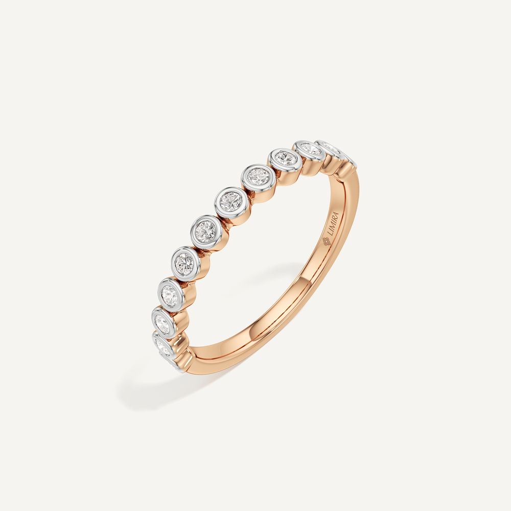 Eterna Bezel Diamond Band