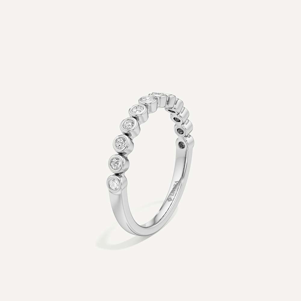 Eterna Bezel Diamond Band
