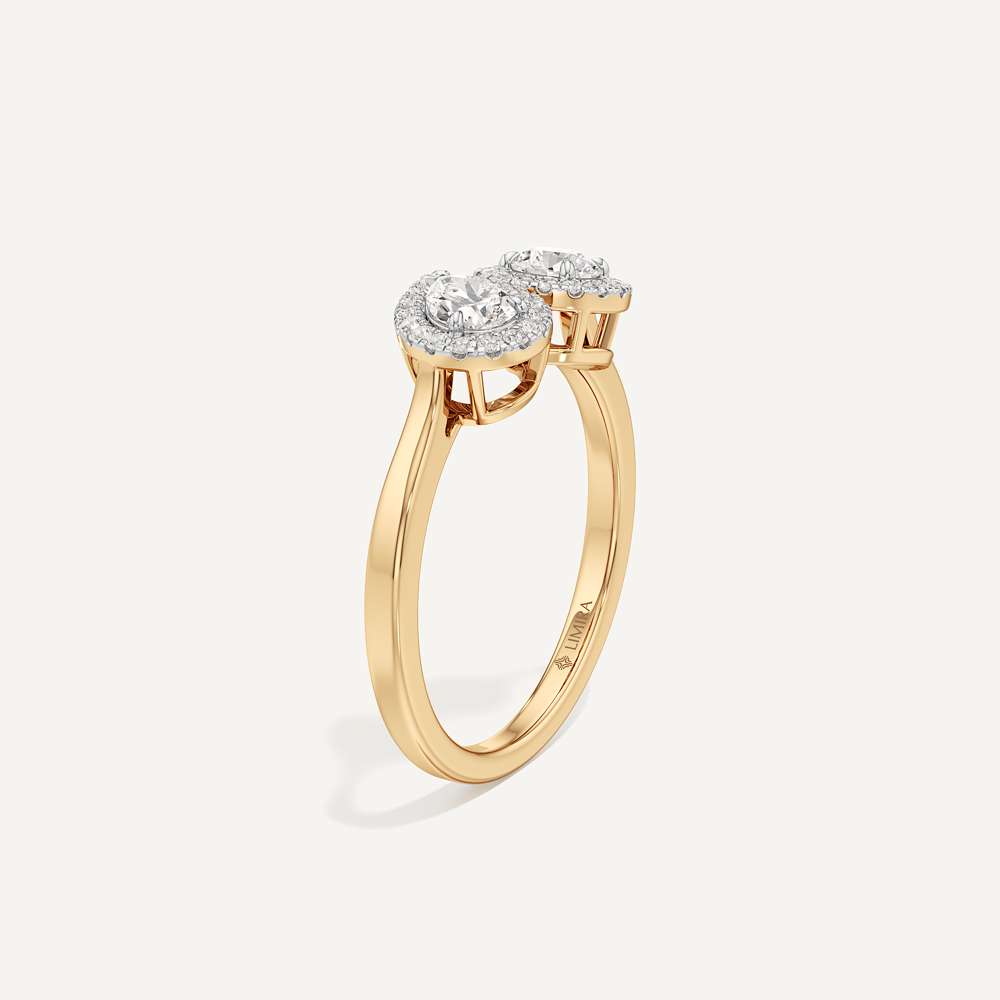Pear & Round Duo Toi et Moi Diamond